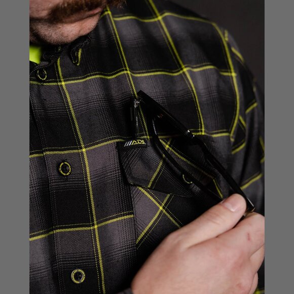 DIXXON FLANNEL x ADS RACING SHOCKS Flannel Shirt Collab - Men's Large - Picture 10 of 11